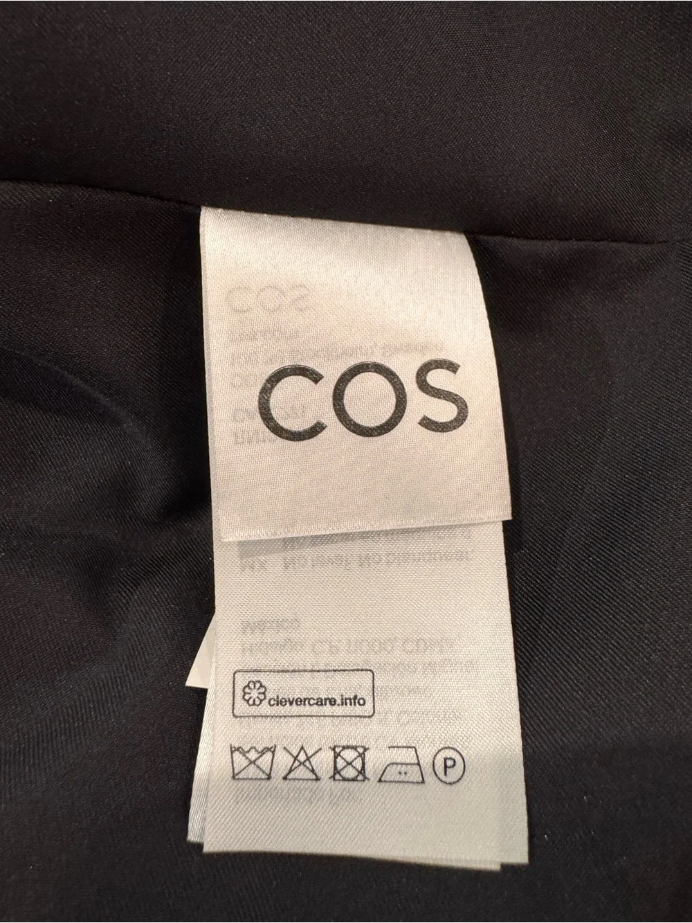 COS Men's Navy Single-Breasted Blazer 40R